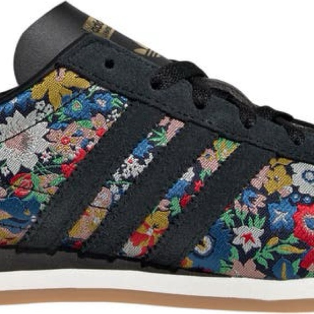 Liberty of London Black Floral Sneakers - Picture 12 of 12